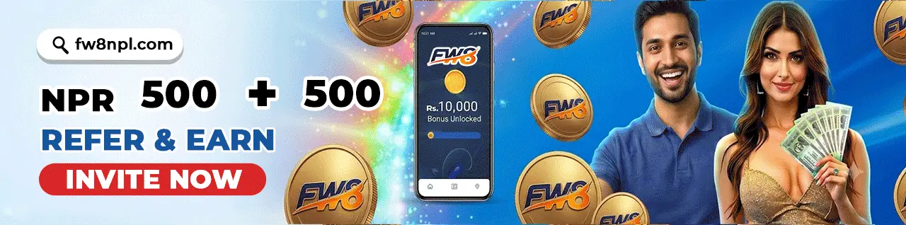 FW8 refer and earn — NPR 500 + 500 invite bonus