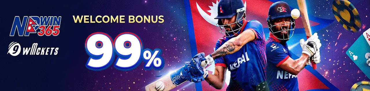 NPWin365 Nepal cricket — 99% welcome bonus